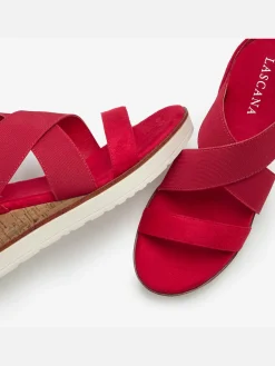 LASCANA Sandales<Sandales brides élastiques pour faciliter l'enfilage