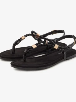 Vivance Sandales<Sandales brides tressées raffinées et petits éléments métalliques