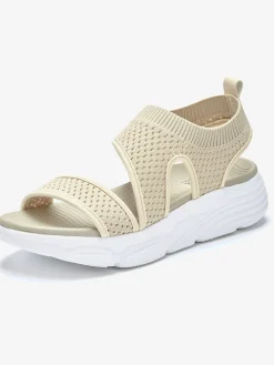 LASCANA Sandales<Sandales chaussures en textile, chaussures en tissu – légères et aérées – idéales pour l'été