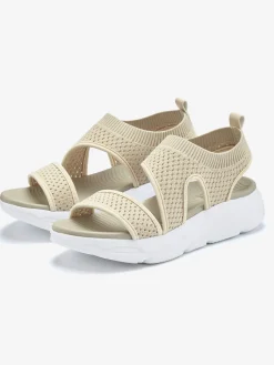 LASCANA Sandales<Sandales chaussures en textile, chaussures en tissu – légères et aérées – idéales pour l'été