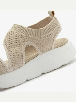 LASCANA Sandales<Sandales chaussures en textile, chaussures en tissu – légères et aérées – idéales pour l'été