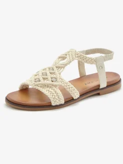 LASCANA Sandales<Sandales chaussures en textile, chaussures en tissu : textile doux et souple