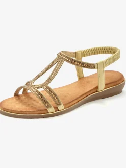 Vivance Sandales<Sandales petites pierres décoratives pour une allure sophistiquée et raffinée
