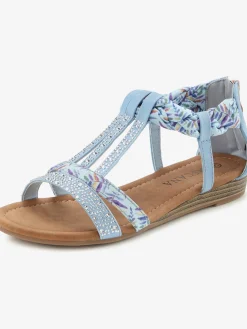 LASCANA Sandales<Sandales superbes éléments décoratifs, brides raffinées et petites pierres brillantes fantaisie brillantes