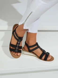 LASCANA Sandales<Sandales talon confortable