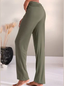 Buffalo Pantalons<Sarouel ceinture à revers froncée