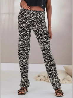 Buffalo Pantalons<Sarouel ceinture à revers froncée