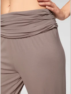 Buffalo Pantalons<Sarouel ceinture à revers froncée