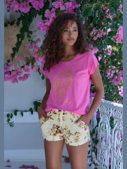 LASCANA Pyjamas<Short de pyjama short avec poches fendues