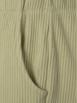 s.Oliver Shorts Et Bermudas|Mode De Plage<Short en matière sweat empiècement en dentelle en qualité côtelée