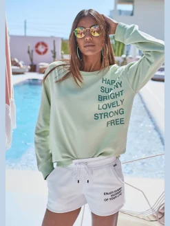 Buffalo Shorts Et Bermudas|Pantalons<Short en matière sweat short sweat effet délavé