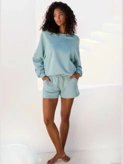 Buffalo Shorts Et Bermudas|Pantalons<Short en matière sweat short sweat avec ruban à coulisse élastique