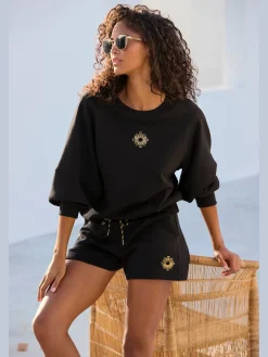 Buffalo Shorts Et Bermudas|Pantalons<Short en matière sweat short sweat avec ruban à coulisse élastique