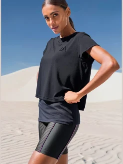 LASCANA ACTIVE Shorts Et Bermudas|Pantalons<Shorts short performance avec imprimé animal