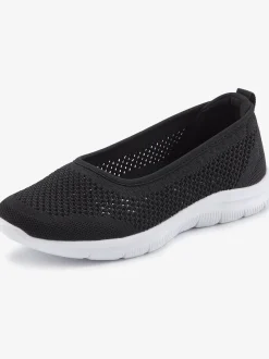 LASCANA Ballerines<Sneakers ballerines chaussures en textile, chaussures en tissu – particulièrement légères et aérées