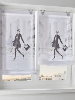 helline home Rideaux Et Stores<Store-bateau à œillets