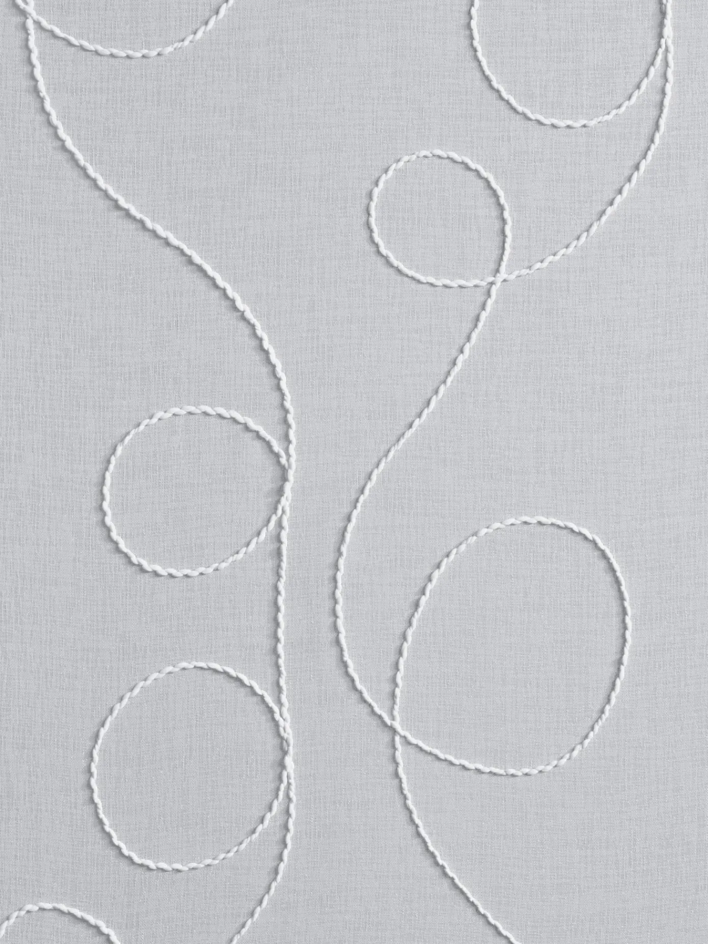 helline home Rideaux Et Stores<Store-bateau avec broderie