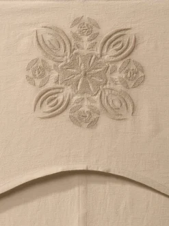 helline home Rideaux Et Stores<Store-bateau avec broderie