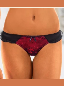 JETTE Strings|Culottes<String dentelle doublée devant