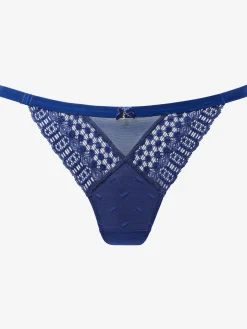 LASCANA Strings|Culottes<String féminin avec ceinture extra-fine imitation velours