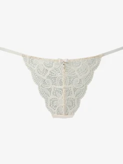LASCANA Strings|Culottes<String féminin en dentelle florale raffinée