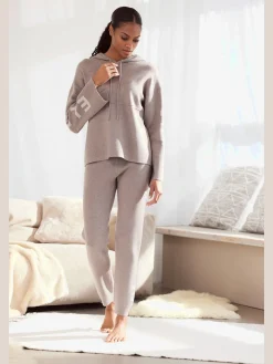 Elbsand Tenues De Détente|Pulls<Sweat à capuche en tricot doux et élastique