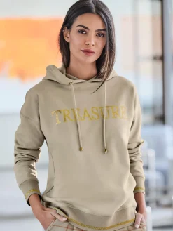 Rick Cardona Tenues De Détente|Pulls<Sweat à capuche imprimé métallique mode