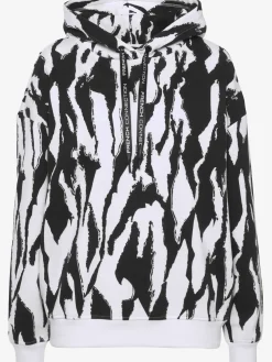 French Connection Tenues De Détente|Pulls<Sweat à capuche pull à capuche avec imprimé sur toute la surface