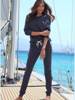 H.I.S Tenues De Détente|Pulls<Sweater sweatshirt au coloris uni tendance