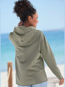 Elbsand Tenues De Détente|Pulls<Sweatshirt à capuche logo imprimé devant