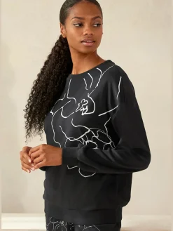 LASCANA Tenues De Détente|Pulls<Sweatshirt à encolure ronde et imprimé floral