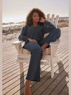 s.Oliver Tenues De Détente|Pulls<Sweatshirt avec encolure en v