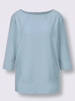 CREATION L PREMIUM Tenues De Cérémonie|T-Shirts<Sweatshirt brillance soyeuse et mate