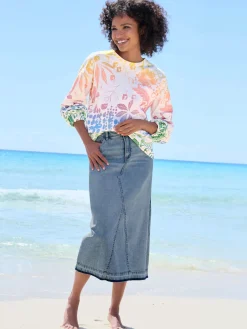 Linea Tesini Tenues De Détente|Pulls<Sweatshirt dégradé de couleurs mode