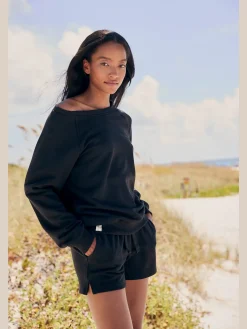 LASCANA Tenues De Détente|Pulls<Sweatshirt d'intérieur structuré