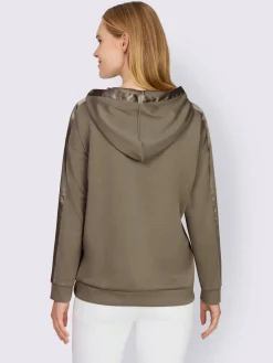 Rick Cardona Tenues De Détente|Pulls<Sweatshirt garniture de satin décorative