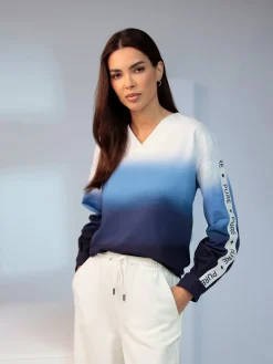 Rick Cardona Tenues De Détente|Pulls<Sweatshirt joli dégradé de couleurs