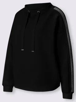 Rick Cardona Tenues De Détente|Pulls<Sweatshirt large col montant avec coulisse