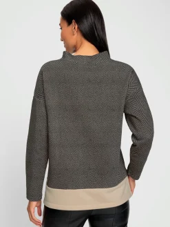 Rick Cardona Tenues De Détente|Pulls<Sweatshirt motif sergé chevron