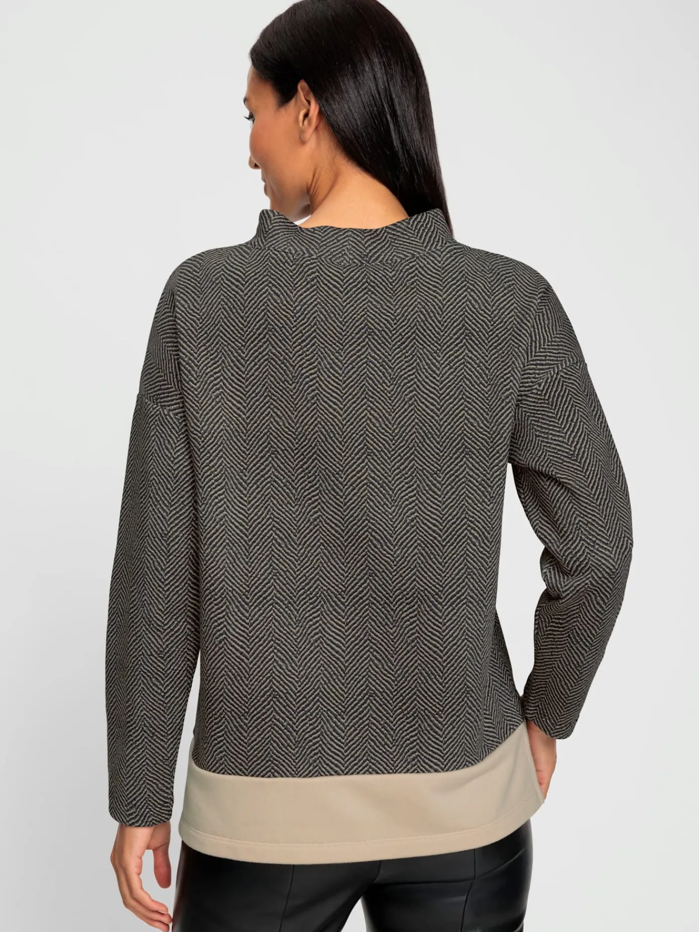 Rick Cardona Tenues De Détente|Pulls<Sweatshirt motif sergé chevron