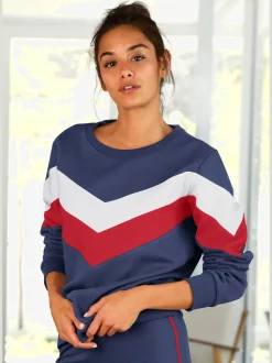 H.I.S Tenues De Détente|Pulls<Sweat-shirt pull à rayures