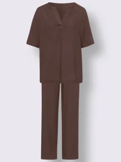 Linea Tesini Tailleurs<Tailleur pantalon 55% lin