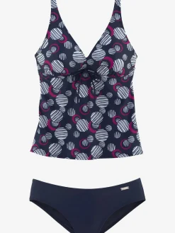 LASCANA Maillots De Bain<Tankini à armatures coupe évasée affinante