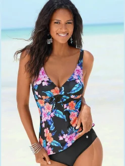 LASCANA Maillots De Bain<Tankini à armatures imprimé hawaï tendance signé