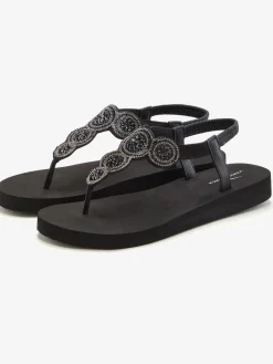 Venice Beach Sandales<Tongs avec semelle imperméable et applications brillantes