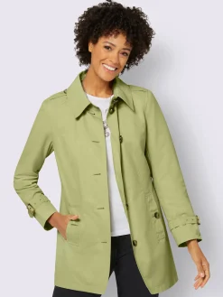 Collection L Vestes<Trench-coat 64% coton