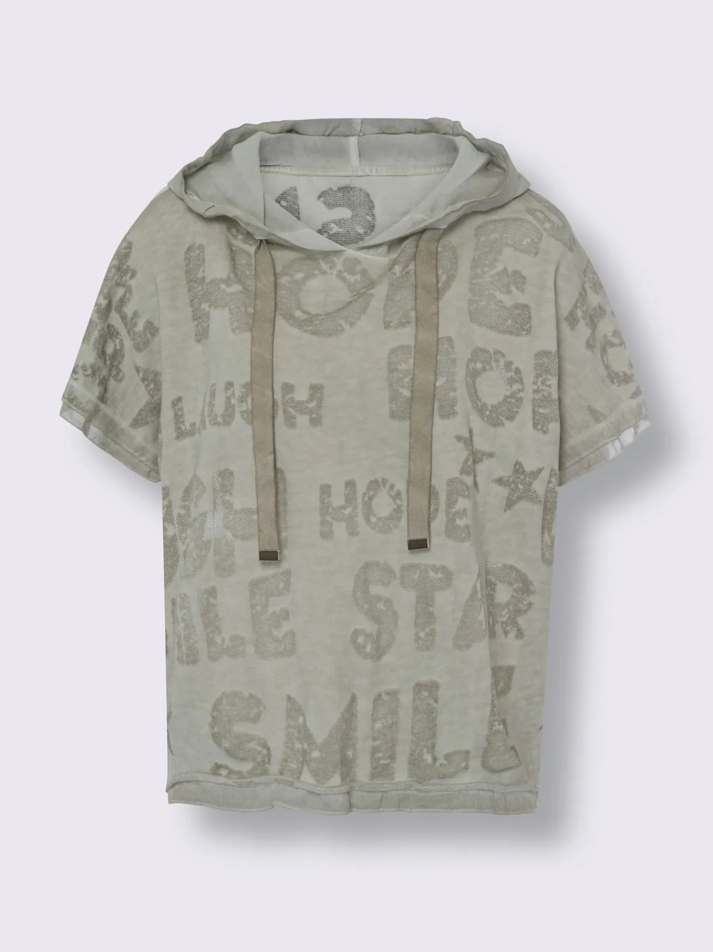 Mandarin T-Shirts<T-shirt à capuche élégante qualité