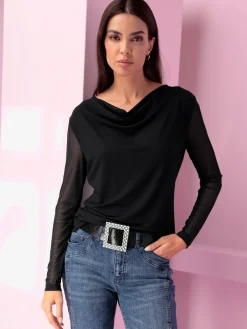 Rick Cardona T-Shirts<T-shirt à col bénitier