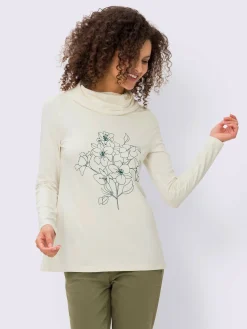 Linea Tesini T-Shirts<T-shirt à col bénitier col bénitier tendance