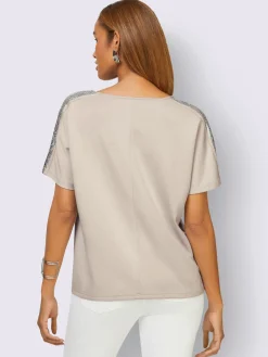 Creation L Tenues De Détente|Pulls<T-shirt à col bénitier mélange de modal doux